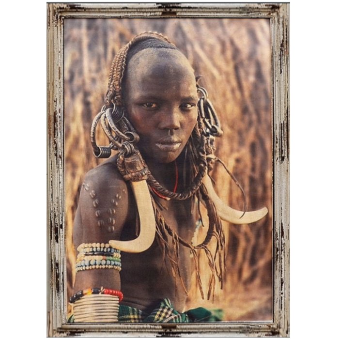 Постер Jovem Mursi  Omo Valley Ethiopia  в Новосибирске | Loft Concept 