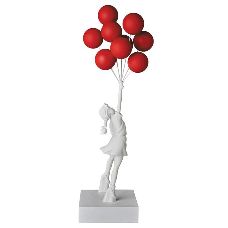 Статуэтка Flying Balloons Girl white and red Белый Красный в Новосибирске | Loft Concept 