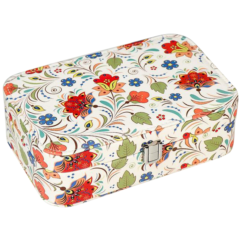 Шкатулка Multicilored Floral Pattern Jewerly Organizer Box Мульти в Новосибирске | Loft Concept 