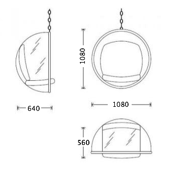 Кресло Bubble Chair в Новосибирске