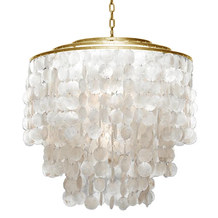 Люстра SHELL Chandelier 65 Золото Белый Золотой Люстра SHELL Chandelier 65 Золото Белый Золотой в Новосибирске | Loft Concept