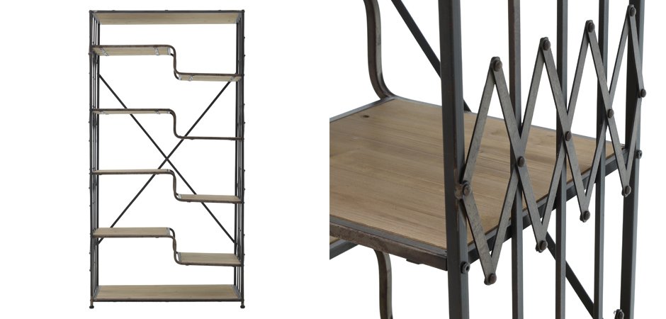 Стеллаж Metal Geometry Parallel Lines Стеллаж Metal Geometry Parallel Lines - Loft-Concept в Новосибирске
