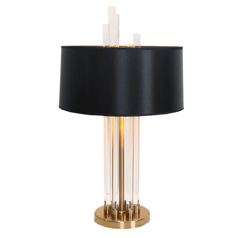 Настольная лампа Hannes Table Lamp Черный Золотой в Новосибирске | Loft Concept 