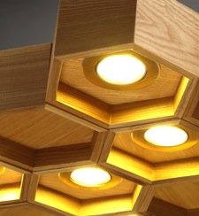 Люстра Honeycomb 12 Loft Wooden Ecolight