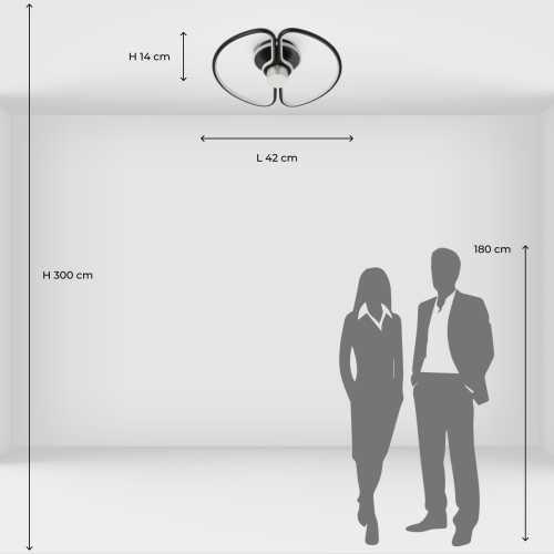 Потолочный светильник черного цвета круглой формы Luke Lampco Tracer Lamp в Новосибирске