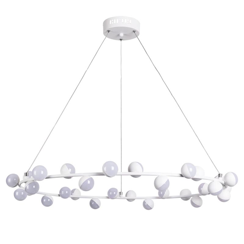 Люстра Vilelme Chandelier white 80 Белый в Новосибирске | Loft Concept 