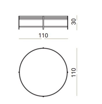 Столик Ula Round coffee table ULA002 в Новосибирске