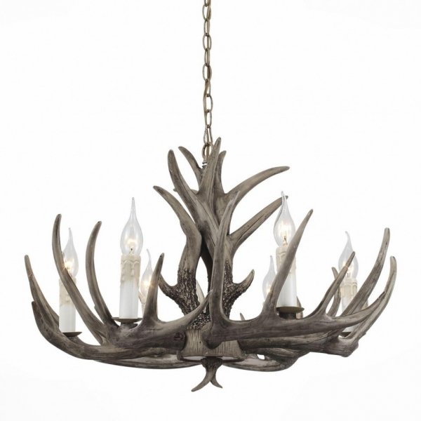 Люстра Hornland Chandelier 6 Grey Серый в Новосибирске | Loft Concept 