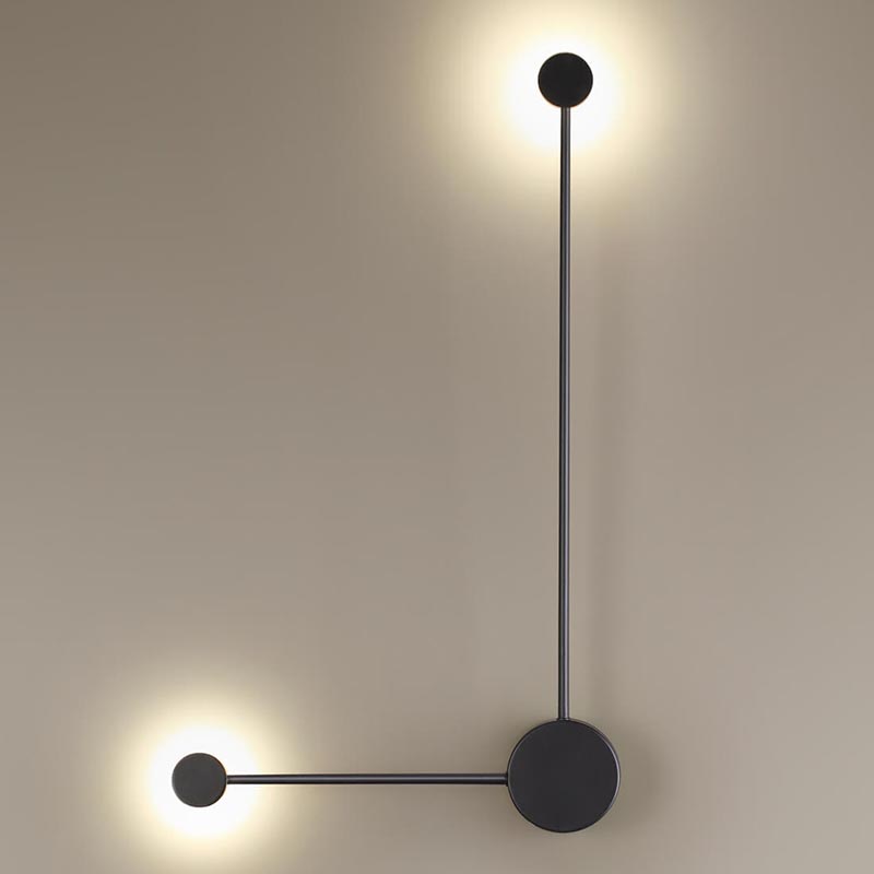 Бра Pin Wall Light Black Angle Черный в Новосибирске | Loft Concept 