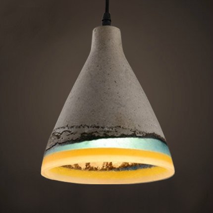 Подвесной светильник Art Concrete Pendant №2 Серый в Новосибирске | Loft Concept 