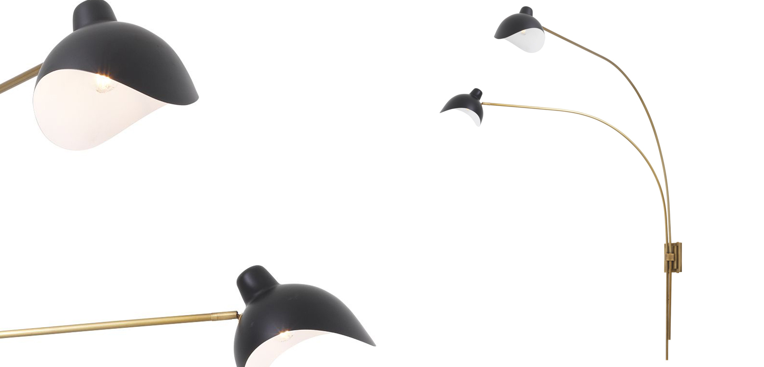 Бра Eichholtz Wall Lamp Mitch Brass - фото