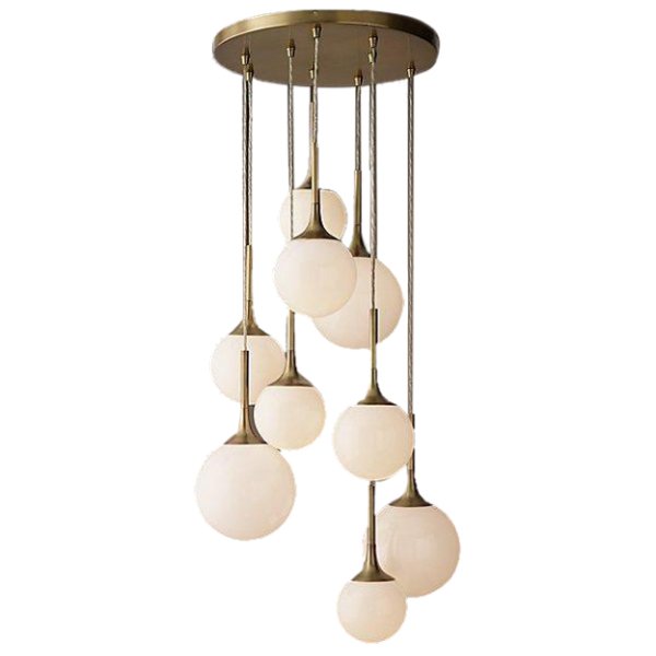 Люстра Restoration Hardware Whitney Chandelier   Латунь в Новосибирске | Loft Concept 