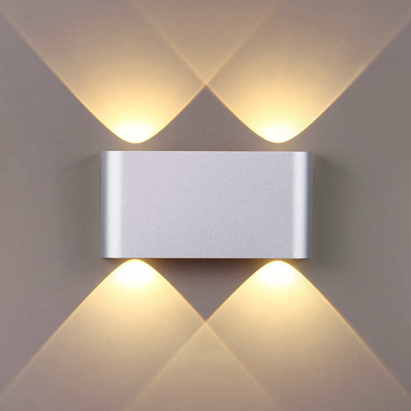 Бра Obverse Silver Rectangle A Wall lamp Серебряный в Новосибирске | Loft Concept 