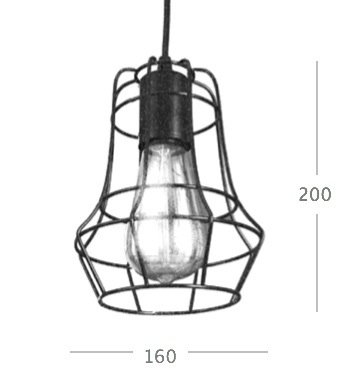 Cветильник Loft Nest Cage №1 в Новосибирске