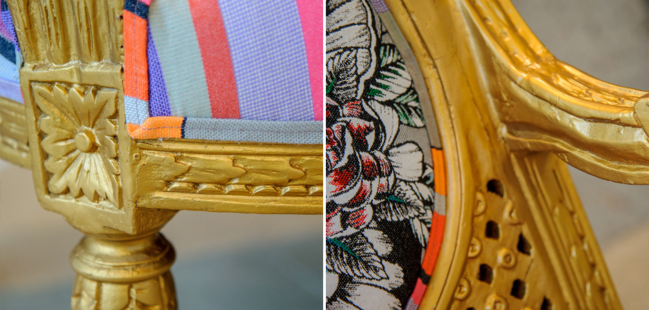 Диван Fusion Jacquard антикварный - фото №2