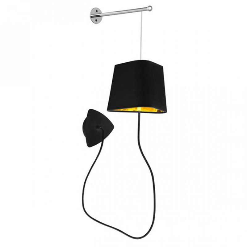 Бра Designheure Lighting Black Wall Lamp Золотой Черный в Новосибирске | Loft Concept 