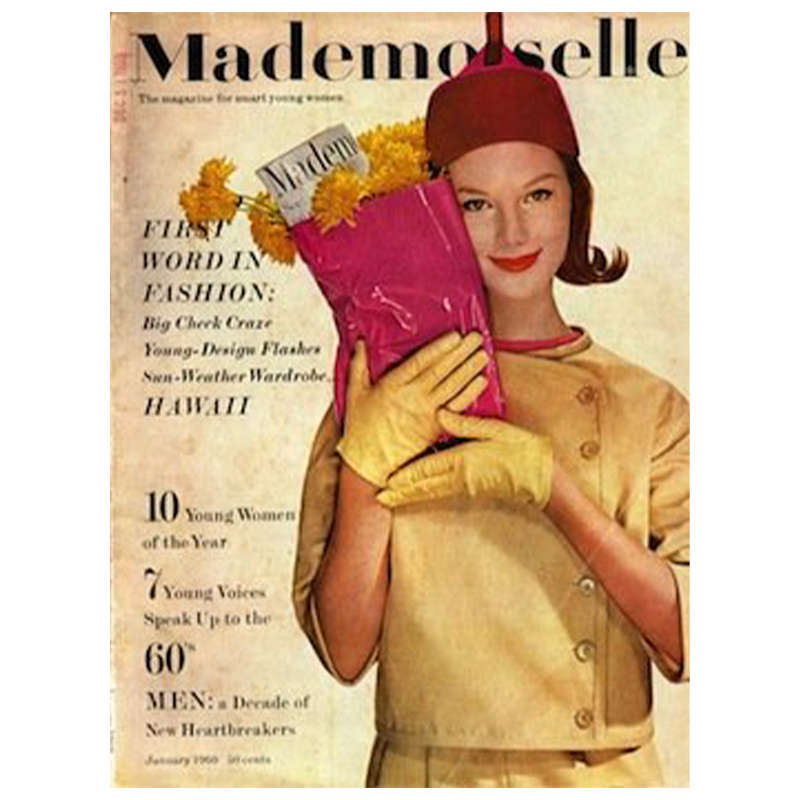 Постер Mademoiselle Cover 1960 January  в Новосибирске | Loft Concept 