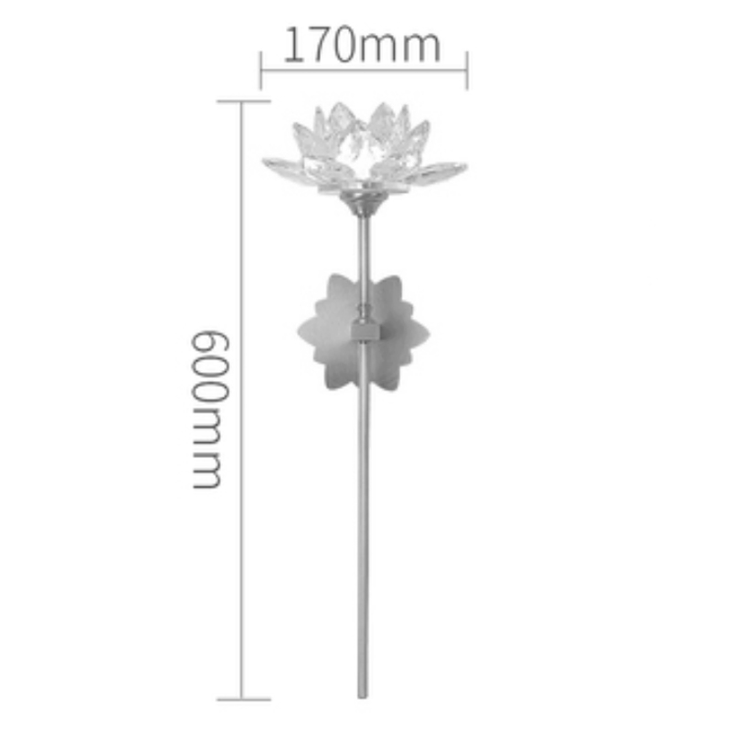 Бра Хрустальный Цветок Лотоса Lotus flower Wall Clear Glass D в Новосибирске