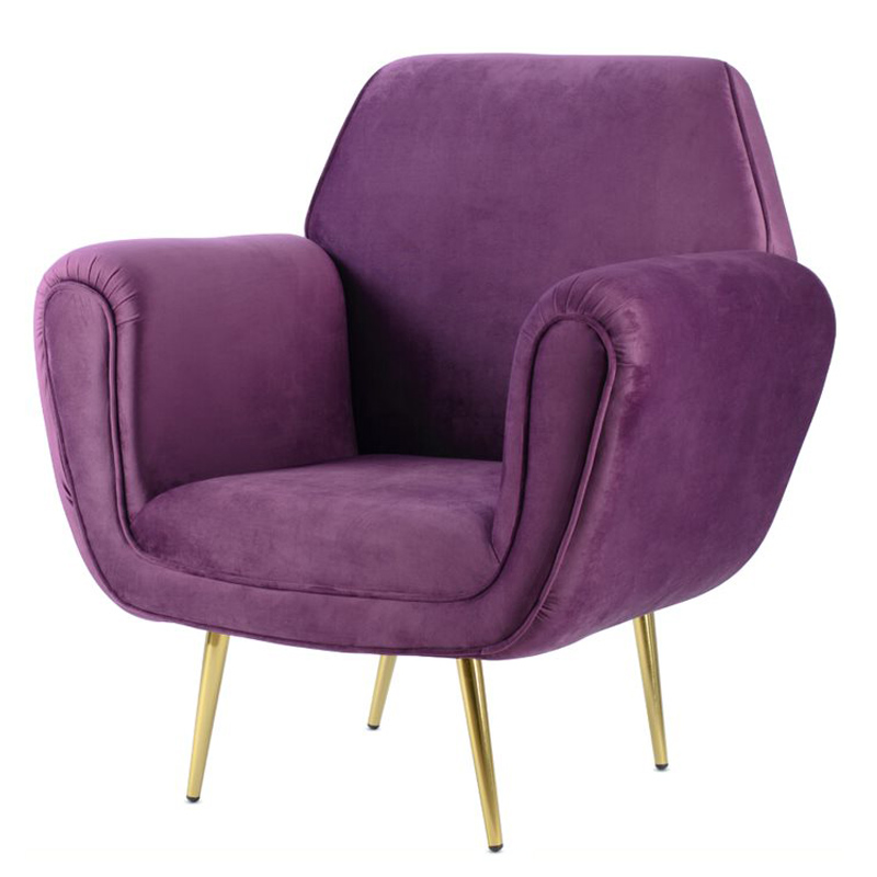 Кресло Lounge Chairs Gigi Radice purple Фиолетовый в Новосибирске | Loft Concept 