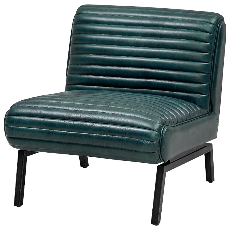 Кресло Gather Emerald Leather Chair Изумрудный в Новосибирске | Loft Concept 