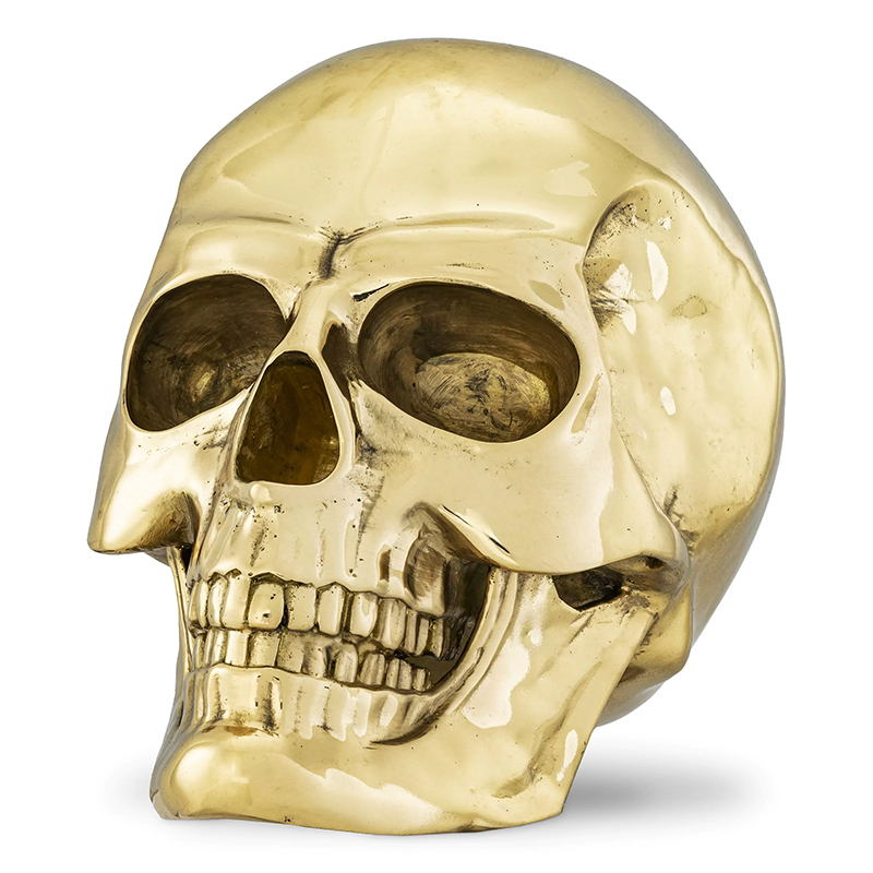 Статуэтка Philipp Plein Gold Skull Element Золотой в Новосибирске | Loft Concept 