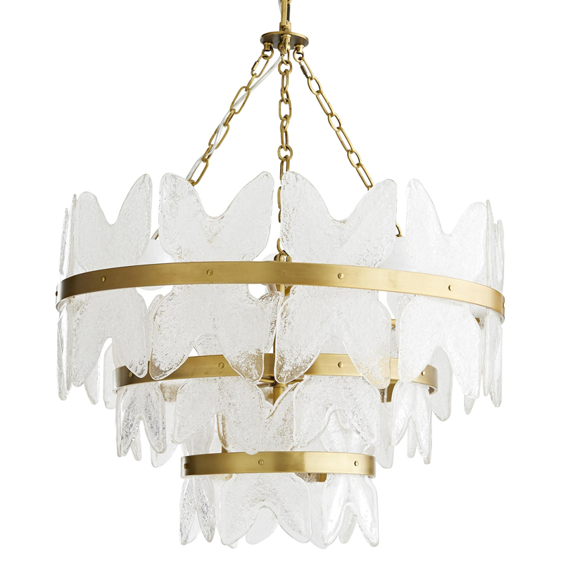 Люстра Arteriors MILLIE CHANDELIER Золотой Прозрачный в Новосибирске | Loft Concept 