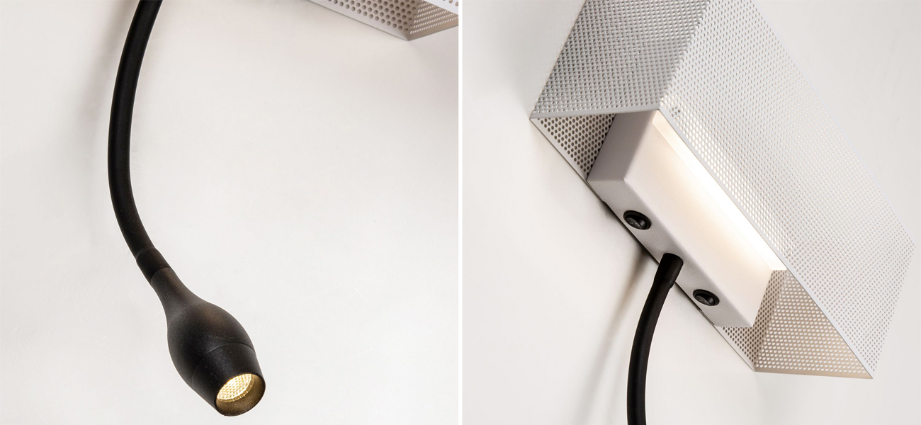 Бра Гибкий спот Trumpet White - фото