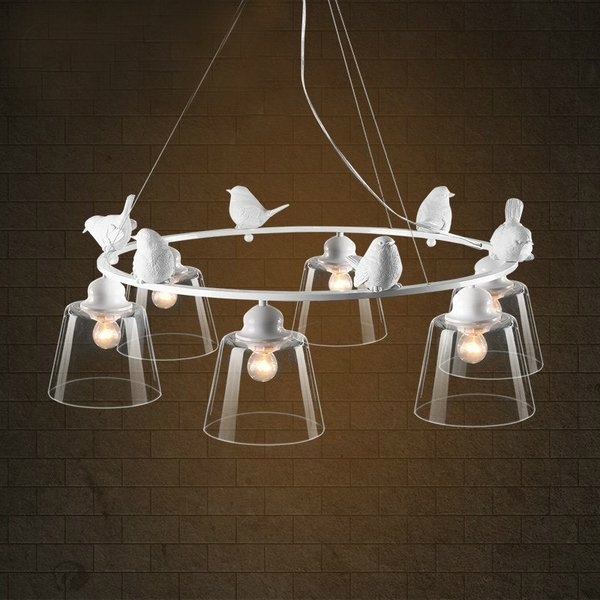 Люстра Provence Bird Chandelier Белый в Новосибирске | Loft Concept 