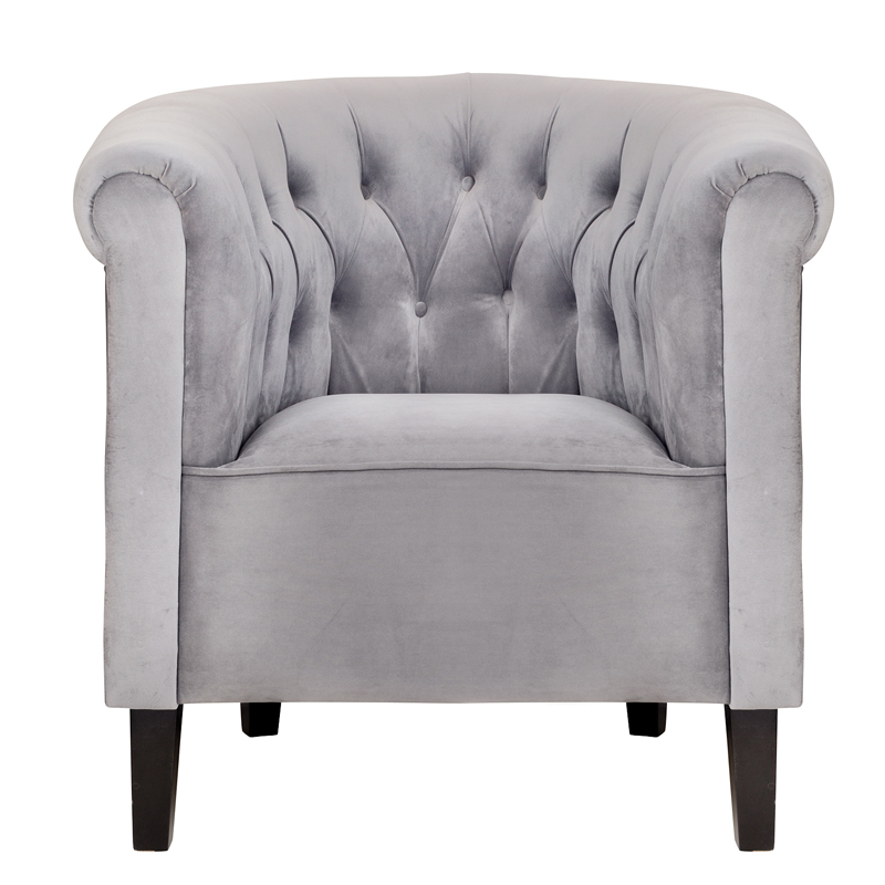 Кресло Cesare Armchair grey Серый (Gray) в Новосибирске | Loft Concept 