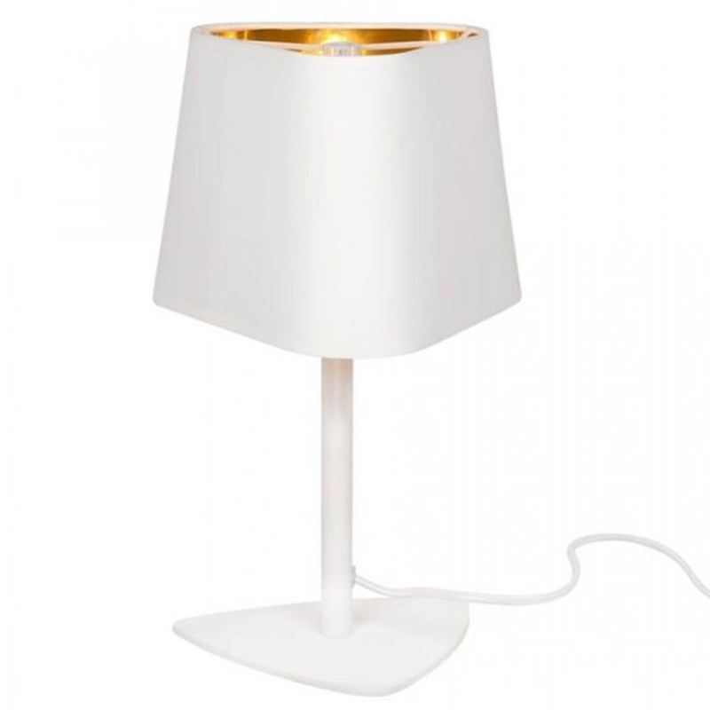 Настольная Лампа Designheure Lighting Table Lamp White Белый Золотой в Новосибирске | Loft Concept 