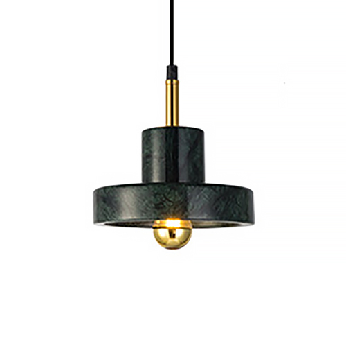 Подвесной светильник Tom Dixon Stone Pendant Black Черный Золотой в Новосибирске | Loft Concept 