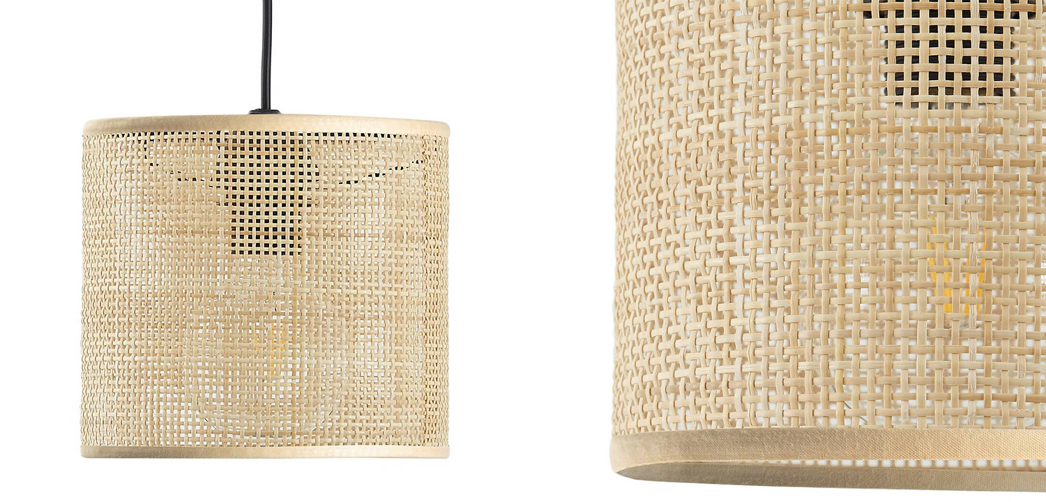 Подвесной светильник Ottar Wicker beige - фото №1