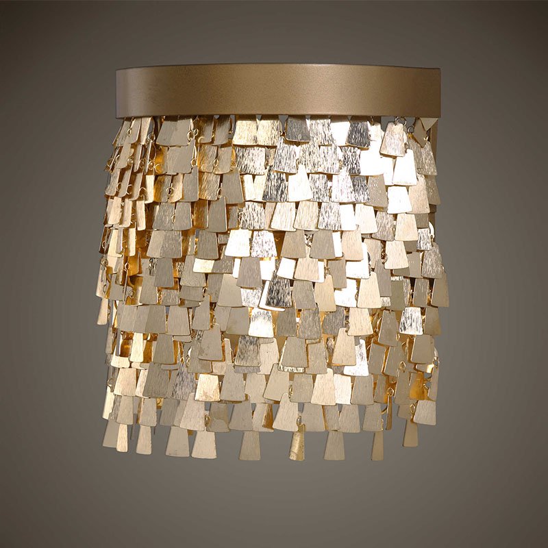 Бра Uttermost Lamps Tillie Wall Lamp Золотой в Новосибирске | Loft Concept 