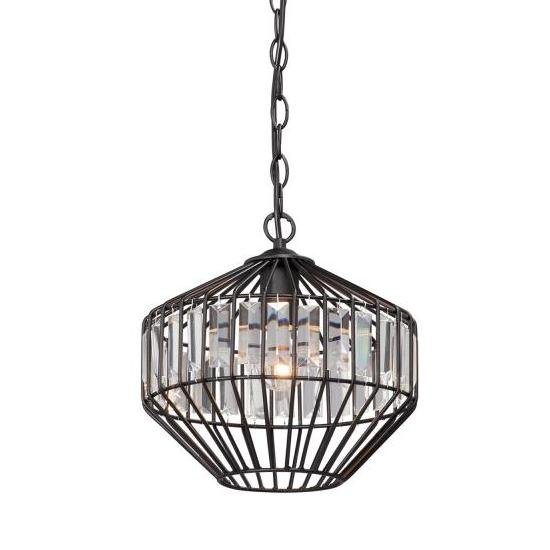 Люстра Glass Plate Pendant #6 Black Черный в Новосибирске | Loft Concept 