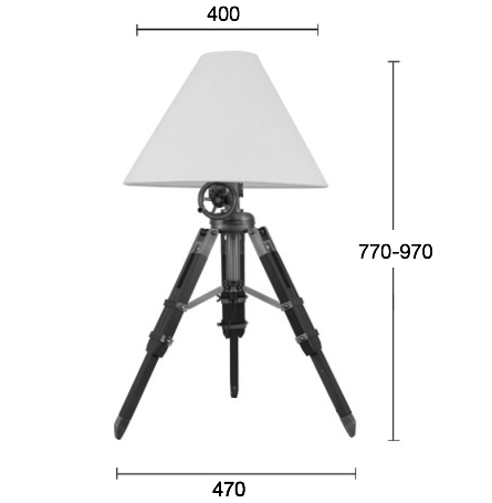 Настольная лампа Table Standing Lamp Red в Новосибирске