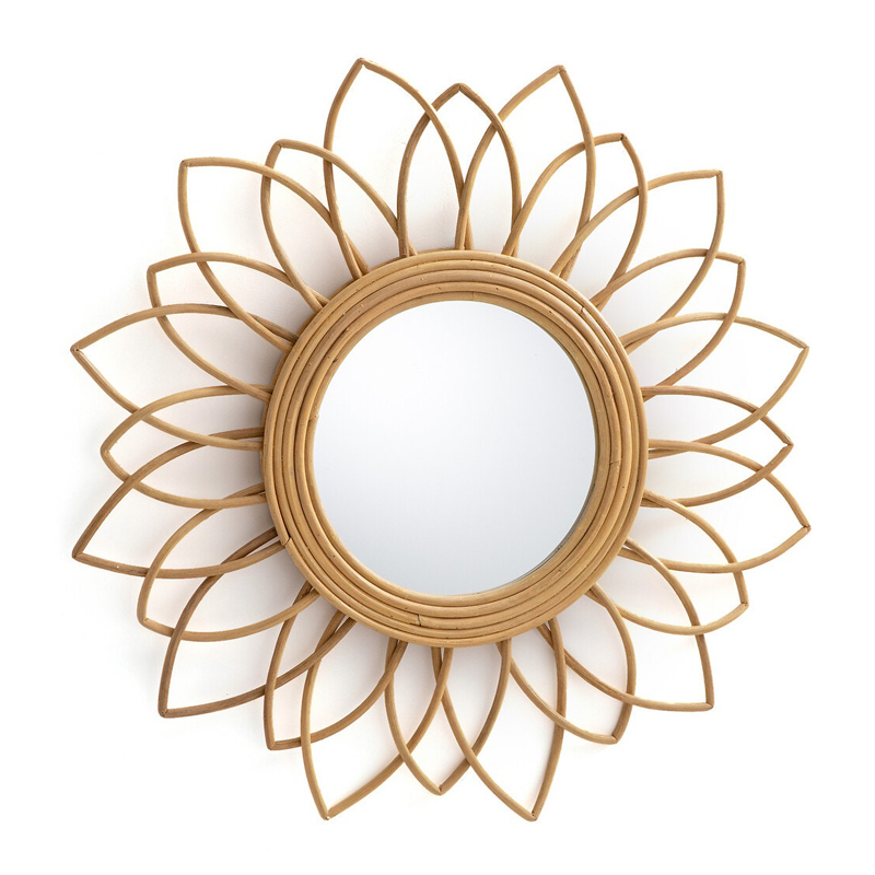 Зеркало Mirror Rattan Flower II  в Новосибирске | Loft Concept 