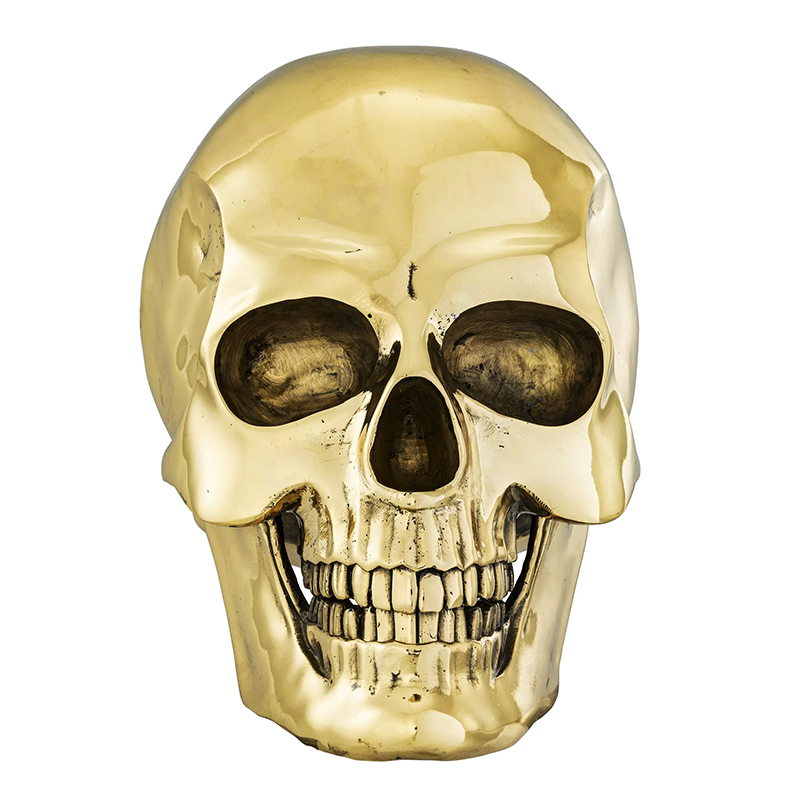 Аксессуар на стену Philipp Plein Gold Skull Wall element Золотой в Новосибирске | Loft Concept 