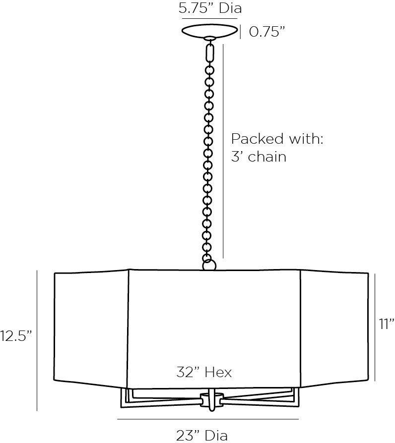 Люстра Arteriors OXFORD CHANDELIER в Новосибирске