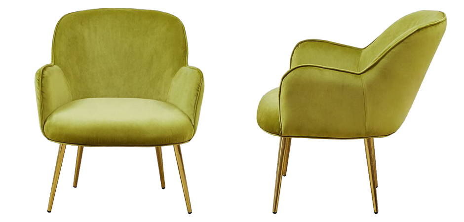 Кресло Waldeck Chair Light green - фото №1