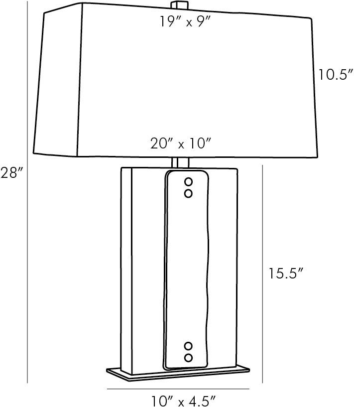 Дизайнерская настольная лампа URIAH LAMP в Новосибирске