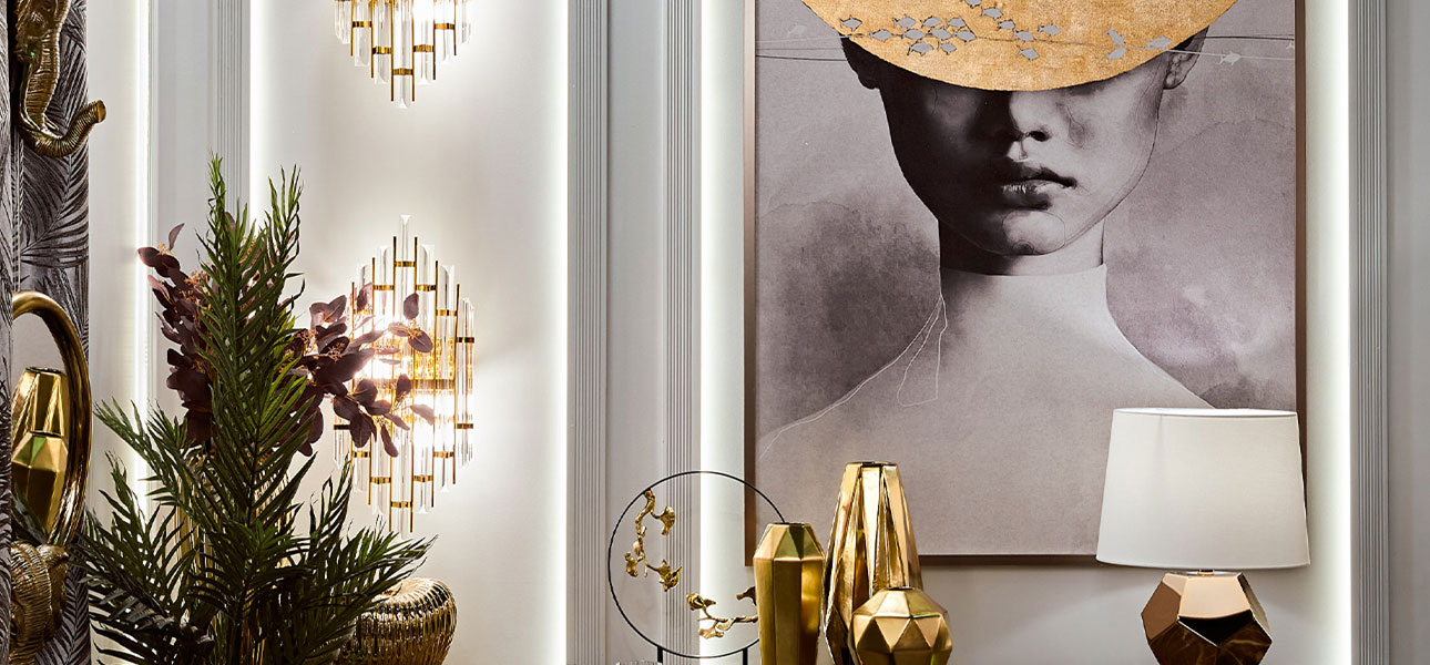 Холст с росписью поталь The stranger in gray - фото