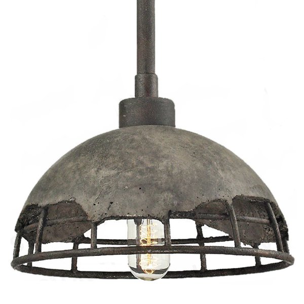 Подвесной светильник Stone industrial lamp Серый (Gray) в Новосибирске | Loft Concept 