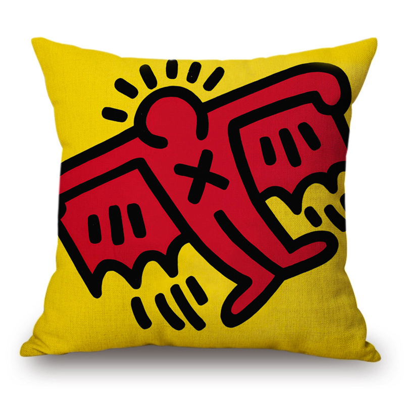 Подушка Keith Haring 18 Мульти в Новосибирске | Loft Concept 