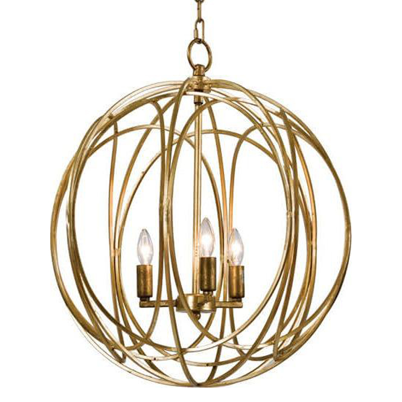 Люстра Golden Sphere Chandelier Золотой в Новосибирске | Loft Concept 