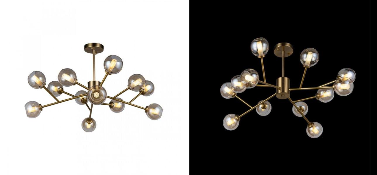 Люстра RH Boule De Cristal amber 12 - фото