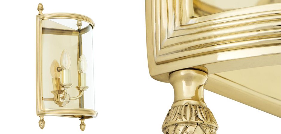 Бра Wall Lamp Lennon M Brass - Loft-Concept в Новосибирске