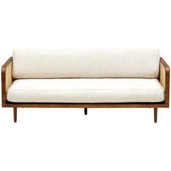 Диван Rattan Decor Sofa Ivory ivory ( слоновая кость ) Коричневый в Новосибирске | Loft Concept 