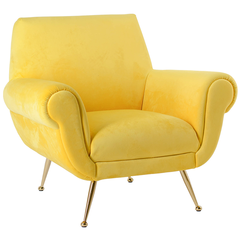 Кресло Lounge Chair Gigi Radice yellow Желтый в Новосибирске | Loft Concept 