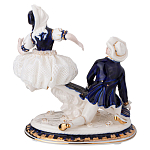 Статуэтка фарфоровая Влюбленная пара Charming Statuette варинант исполнения - 2 | Loft Concept в Новосибирске