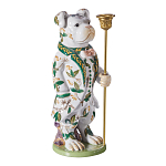 Подсвечник в виде собачки из фарфора с бронзовыми элементами Eden Garden варинант исполнения - 5 | Loft Concept в Новосибирске